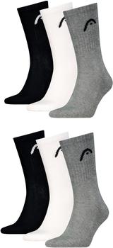 Head Sportsocken grau schwarz weiß 25988106