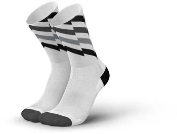 INCYLENCE Ultralight Waves Laufsocken grau weiß