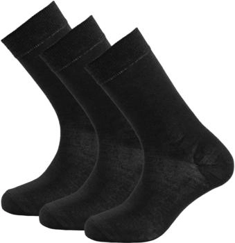 Devold Daily Merino Light Sock Pack schwarz