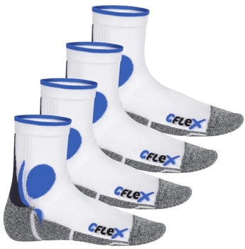 CFLEX Funktions-Socken Paar weiss-blau