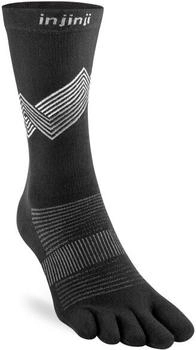 Injinji Run Lightweight Crew schwarz