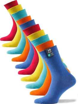 Cotton Prime Baumwollsocken Klassische Socken schwarz weiß blau