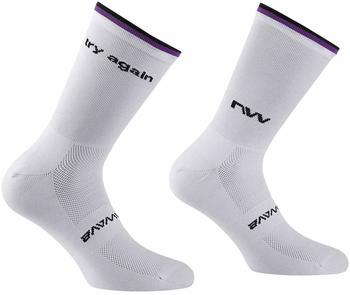 Northwave Try Again Sock Radsocken grau weiß