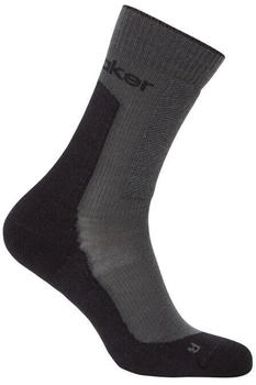 Icebreaker Hike Medium Crew Obsidian schwarz