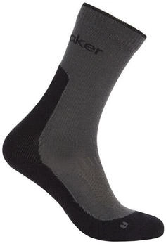 Icebreaker Merino Hike Light Crew Socken obsidian schwarz