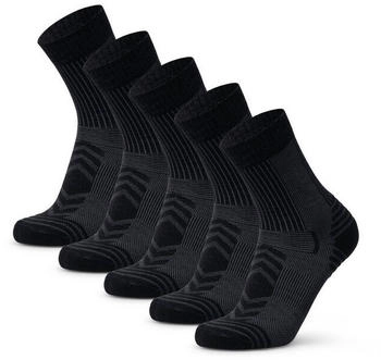 Danish Endurance Merino Hiking Light Socken schwarz