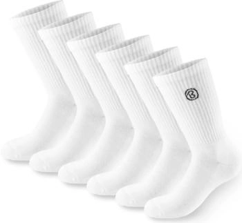 Brubaker Paar Tennissocken baumwolle polyester weiß