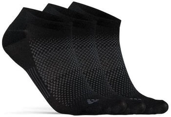 Craft Core Dry Footies 3-Pack Radsocken schwarz