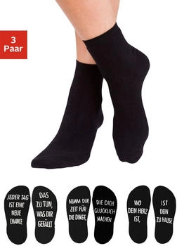 Arizona Jeans Kuschelsocken Paar Antirutsch schwarz