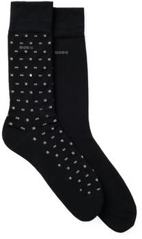 Hugo Boss Socken 2er Pack 001 schwarz