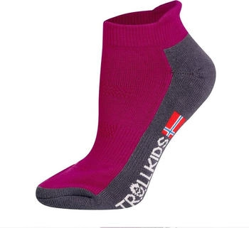 Trollkids Kinder Hiking Low Cut II 2er Pack Socken rosa pink