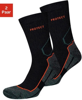 H.I.S Jeans Arbeitssocken 2er-Pack schwarz grau