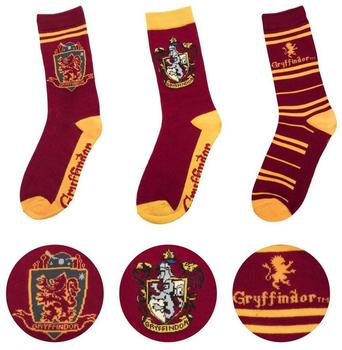 Cinereplicas Hogwarts-Haus Socken 3er-Pack