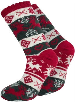 Normani Socken One grau rot weiß