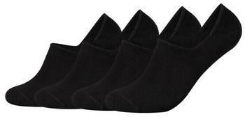 s.Oliver Füßlinge 4er Pack schwarz 39-42