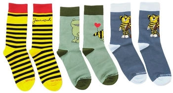 Bavarian Caps Janosch Socken 3er Pack mehrfarbig