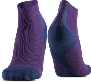 X-Socks Run Discover Ankle neobergine schwarz P171