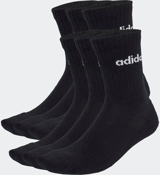 Adidas Gepolsterte Crew Socken schwarz weiß