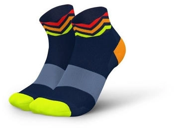 INCYLENCE Ultralight Waves Short Laufsocken blau orange