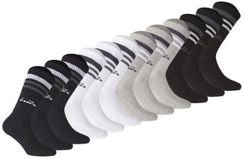Diadora Socken 12er Pack bequem sitzend weiß
