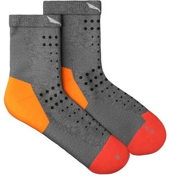 Salewa Pedroc AM QRT Sock light grey melange 0641