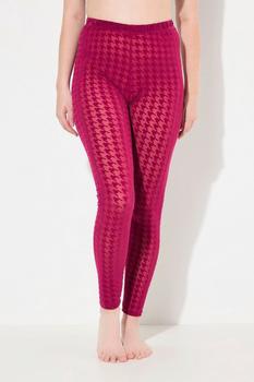 Ulla Popken Strumpfhose beere