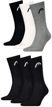 Head Crew Sportsocken im 6er Pack schwarz grau weiß schwarz