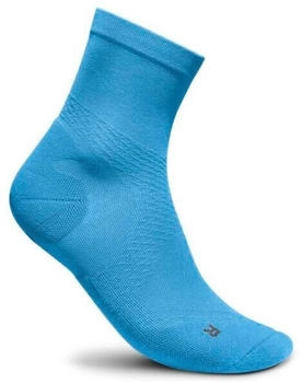 Bauerfeind Sports Run Ultralight Mid Cut Socken lagoonblau