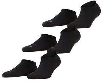 Falke Cool Kick Sneaker Multipack U Sn weich atmungsaktiv schnelltrocknend kurz einfarbig Paar schwarz