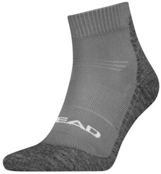 Head Kurzsocken Hiking Cool Quarter 1P grau