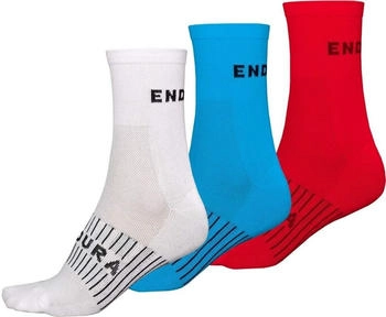 Endura Coolmax Race Socken 3er-Pack weiß