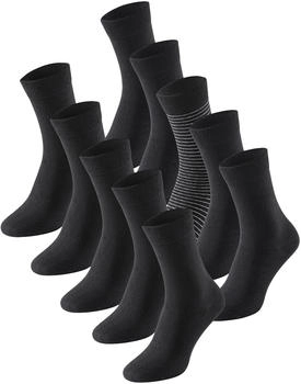 Schiesser Cotton Fit Freizeitsocken schwarz
