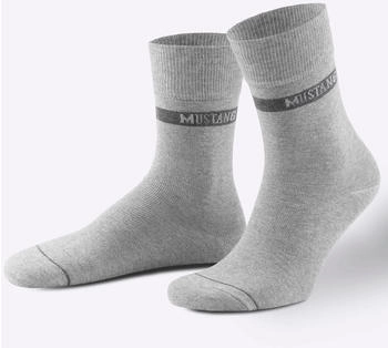 MUSTANG Socken grau sortiert 73% Baumwolle 10437350-2