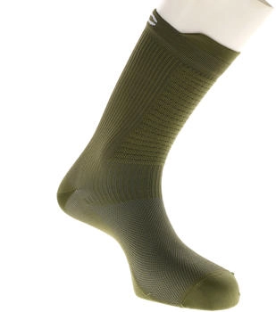 POC Lithe MTB Mid Socken grün schwarz