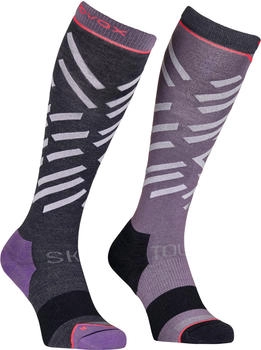 Ortovox Ski Tour Long Socks Damen schwarz raven
