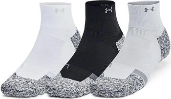 Under Armour Pro Dry Quarter Socken 001 schwarz weiß castlerock