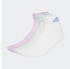 Adidas Cushioned Sportswear Ankle Socken 3 Paar Powder Plum / White / Halo Mint (JW2769)