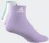 Adidas Cushioned Sportswear Ankle Socken 3 Paar Powder Plum / White / Halo Mint (JW2769)