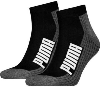 Puma Licence Gepolsterte Sportsocken Unisex (2er-Pack) | Black/White | Größe: - Black (938583_01)