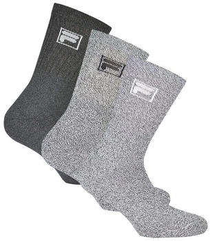Fila Tennis Socken F9000 Crew Paar grau mouline