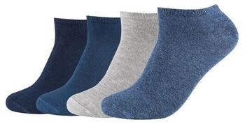 s.Oliver Sneakersocken 4er-Pack blau schwarz