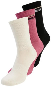Hugo Boss basicsocken 3p qs iconic cc sp kontrastfarbene details