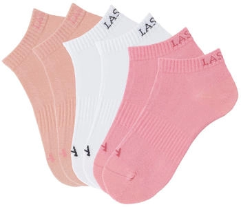 Lascana Active Sneakersocken Paar lachs rosa weiß