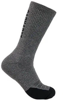 Carhartt Midweight Crew Socks 3-Pack carbon-meliert