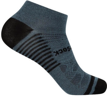 Wrightsock Sportsocken Coolmesh II grau schwarz