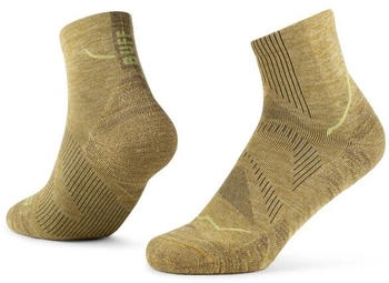 Buff Dryflx Quarter Sock Laufsocken beige