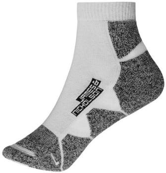 James & Nicholson Sneaker Sport Socken JN214 weiß