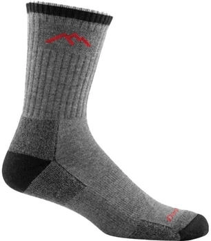 Darn Tough Coolmax Micro Crew Socke Cushion grau