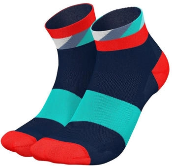 INCYLENCE Ultralight Strides Short Laufsocken bunt navy-inferno