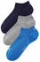 Puma Sneakersocken 3-Paar royalblau grau-meliert marine